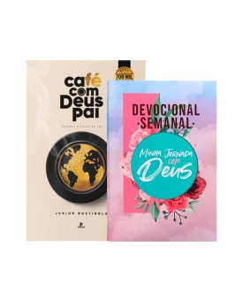 Kit Café Com Deus Pai 2024 + Devocional Semanal Minha Jornada com Deus | Colagem