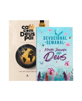 Kit Café Com Deus Pai 2024 + Devocional Semanal Minha Jornada com Deus | Jardim Secreto