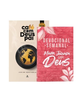 Kit Café Com Deus Pai 2024 + Devocional Semanal Minha Jornada com Deus | Pétalas