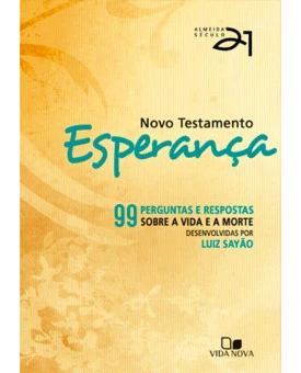 Novo Testamento Esperança | A21 | Capa Laranja | Luiz Saião