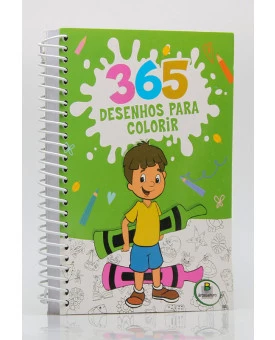 365 Desenhos Para Colorir | Verde | Espiral | Brasileitura