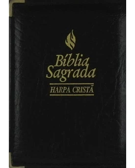 Bíblia Sagrada | RC | Harpa Cristã | Letra Normal | Luxo | Preta 