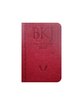 Bíblia Sagrada | King James 1611 | Letra Gigante | Capa PU | Vermelha (padrão)