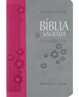 Bíblia Sagrada | RA | Letra Gigante | Luxo | Pink 