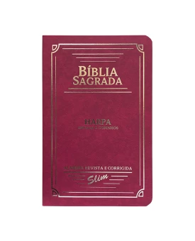 Biblia Sagrada Slim| ARC |Capa PU Pink|Semi Flexivel