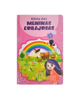 Bíblia das Meninas Corajosas | RC | Harpa Avivada e Corinhos | Capa Dura | Rosa