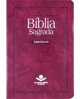 Bíblia Sagrada | RC | Letra Gigante | Capa Sintética | Índice | Violeta Nobre
