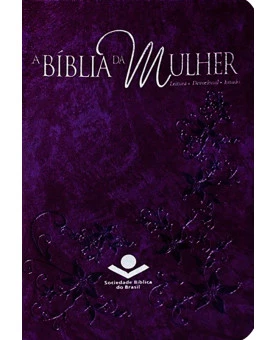 Bíblia Da Mulher | RA | Letra Normal | Luxo | Violeta