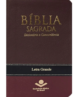 Bíblia Sagrada | RA | Letra Grande | Luxo | Marrom 