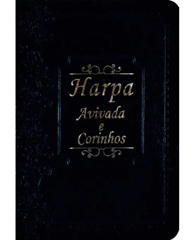 Harpa Avivada e Corinhos | Brochura | Luxo | Azul
