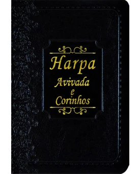 Harpa Avivada e Corinhos | Brochura | Luxo | Preta