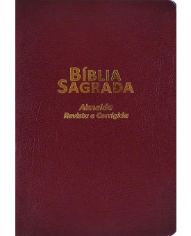 Biblia Sagrada | RC | Letra Normal | Slim | Covertex | Vinho