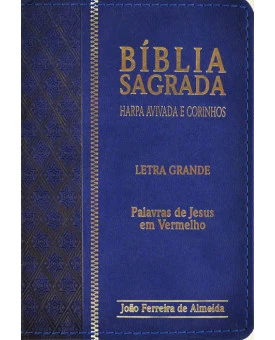 Bíblia Sagrada | RC | Harpa Avivada e Corinhos | Azul