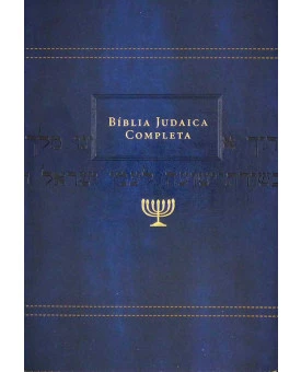 Bíblia Judaica Completa | Média | Luxo | Azul