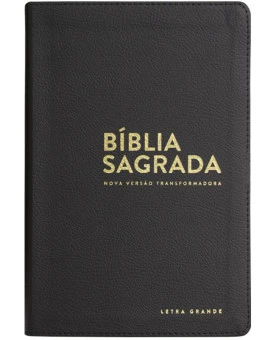 Bíblia Sagrada | NVT | Letra Grande | Luxo | Preta