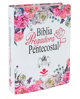 Bíblia da Pregadora Pentecostal | RC | Capa PU | Floral