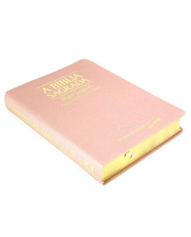 A Bíblia Sagrada | ACF | Hiper Legível | Luxo | Ouro Rosa