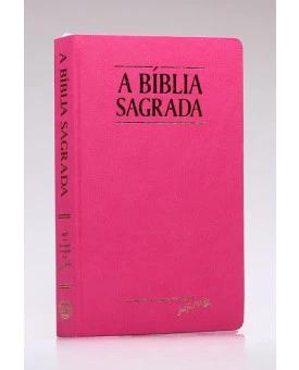A Bíblia Sagrada | ACF | Letra Gigante | Semi-Luxo | Rosa