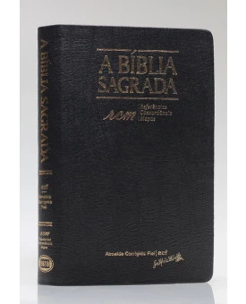 Bíblia Sagrada | ACF | Letra Gigante | Capa Sintética | Preta 