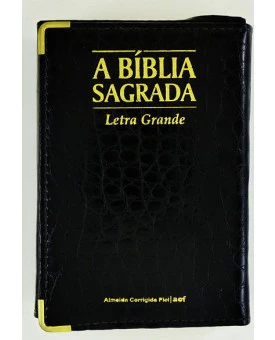 A Bíblia Sagrada | ACF | Letra Grande | Crocodilo | Preta 