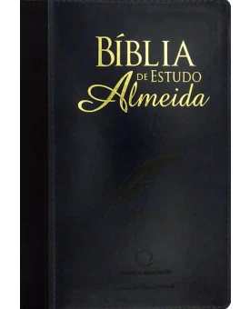 Bíblia de Estudo Almeida | Azul/Preta