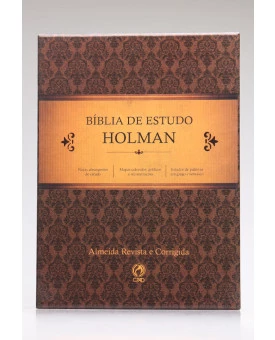 Bíblia de Estudo Holman | RC | Letra Média | Capa Sintética | Preta