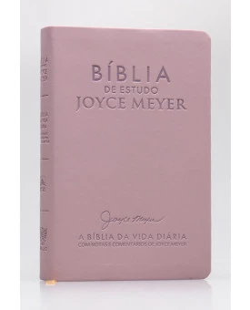 Bíblia de Estudo Joyce Meyer | NVI | Letra Média | Luxo | Nude