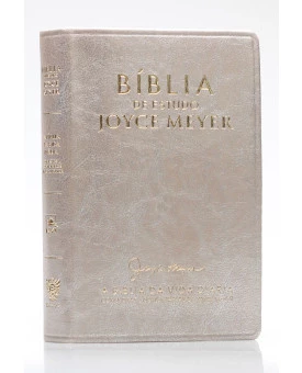 Bíblia de Estudo | Joyce Meyer | NVI | Letra Grande | Dourada