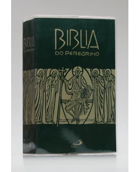 Bíblia do Peregrino | Letra Normal | Brochura | Tamanho Médio | Verde