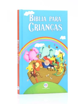 Bíblia Para Crianças | Capa Dura | Ilustrada | Azul | Ciranda Cultural