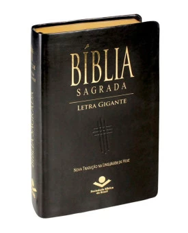 Bíblia Sagrada | NTLH | Letra Gigante | Couro Sintético | Preta Nobre