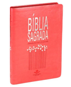 Bíblia Sagrada | RA | Letra Normal | Capa Sintética | Pêssego | Slim 