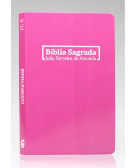 Bíblia Sagrada | RC | Letra Grande | Brochura | Rosa 