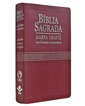 Bíblia Sagrada | RC | Harpa Cristã | Luxo | Violeta 