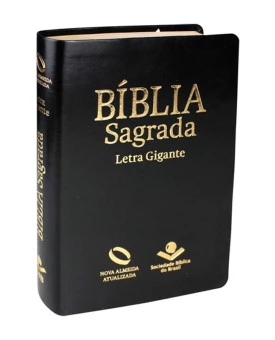 Bíblia Sagrada | NAA | Letra Gigante | Capa Sintética | Preta | índice 
