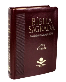 Bíblia Sagrada | NTLH | Letra Grande | Capa Sintética | Marrom