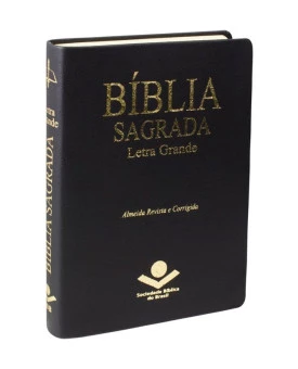 Bíblia Sagrada | RC | Letra Grande | Capa Sintética | Preta | Índice