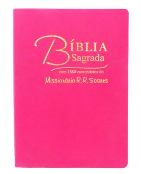 Bíblia Sagrada | RC | Letra Grande | Luxo | Rosa