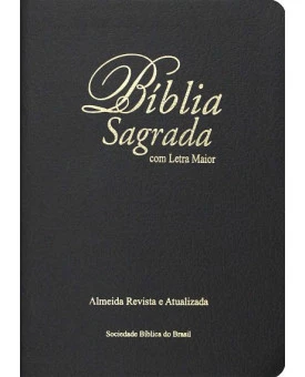 Bíblia Sagrada | ARA | Letra Maior | Luxo | Preta