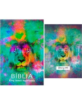Bíblia Sagrada | King James Atualizada | Letra Grande | Leão Color + Blessing Notes