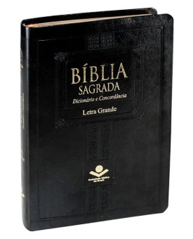Bíblia Sagrada | RA | Letra Grande | Capa Sintética | Preta