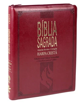 Bíblia Sagrada | RC | Harpa Cristã | Letra Gigante | Luxo | Zíper