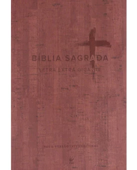 Bíblia Sagrada | NVI | Letra Extragigante | Luxo | Vinho