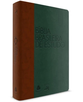 Bíblia Brasileira De Estudo | S21 | Letra Normal | Capa Sintética | Verde e Marrom
