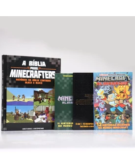Kit Bíblia Para Minecrafters + 3 Almanaques Minecraft