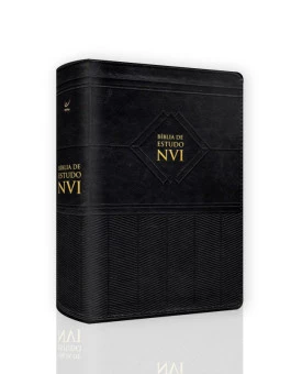 Bíblia de Estudo | NVI | Letra Normal | Capa Sintética | Preta
