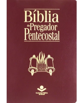Bíblia Do Pregador Pentecostal | RC | Letra Normal | Luxo | Vinho | Índice
