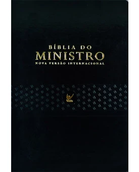 Bíblia Do Ministro | NVI | Letra Normal | Luxo | Preta 