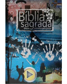 Bíblia Edição Para Jovens - Nova Tradução Na Linguagem de Hoje - Capa Dura - Metálica - Azul 