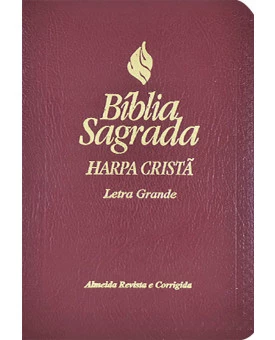 Bíblia Harpa RC LG Vinho Luxo 